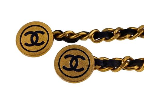 chanel chain cufflinks|authentic chanel charm bracelets.